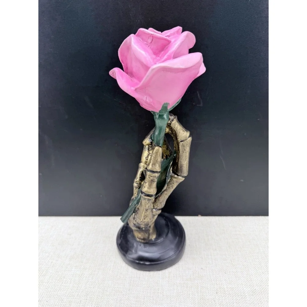 Skeleton Hand Holding Rose Halloween Decor Ashland‎ Gothic Tabletop